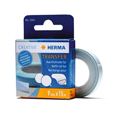 Afbeelding van HERMA 1061 transfertape, 9 mm x 15 m