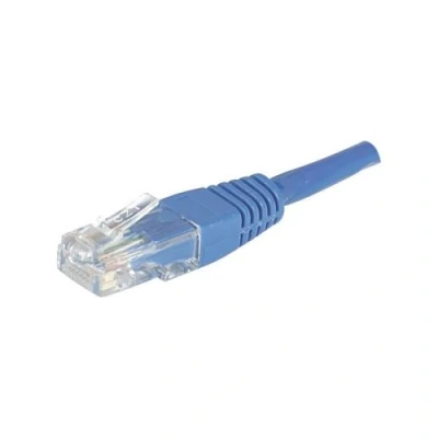 Image de Cordon Patch RJ45 UTP CAT5e Bleu 10 M