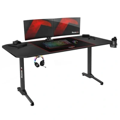 Afbeelding van Huzaro Hero 4.7 Gaming Bureau Zwart XXL 75 cm x 160