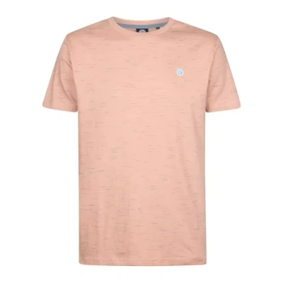 Afbeelding van Petrol Industries Heren Logo T shirt Sandstone Bruin Maat S