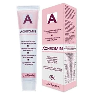Afbeelding van Achromin Whitening Cream voor donkere vlekken, ouderdomsvlekken en na de zwangerschap, bruine 45 ml