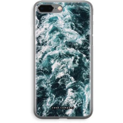 Afbeelding van Case Company® hoesje geschikt voor iPhone 8 Plus Zee golf Soft Cover Telefoonhoesje Bescherming aan alle Kanten en Schermrand