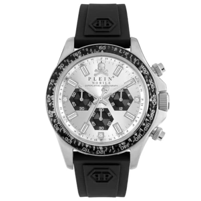 Afbeelding van Philipp Plein Nobile Racing PWVAA0523 Horloge Siliconen Zwart Ø 43 mm