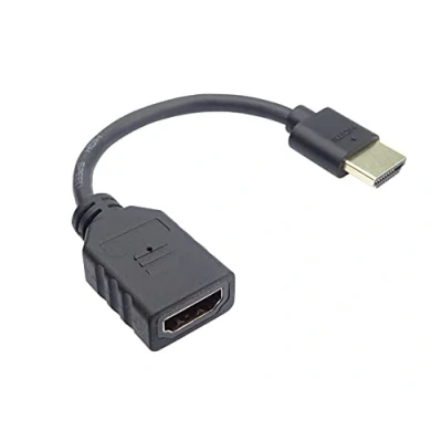 Afbeelding van PremiumCord Flexi HDMI stekker naar female adapter voor het flexibel aansluiten van de kabel op tv