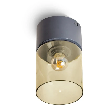 Afbeelding van ETH Sledge Plafonnière E27 Green Glas
