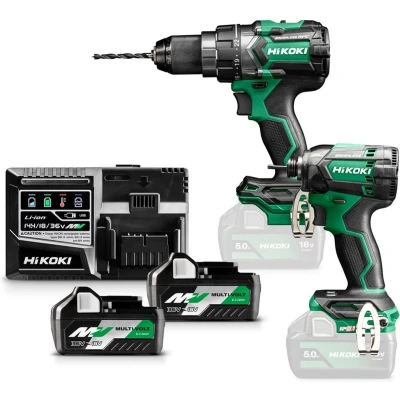 Afbeelding van Kc18dcwaz, Ds18dc + Wh18dc 18V, Bl, 210 Nm, Ip56, Mv, 2X Mv A [36V 2,5Ah/18V 5,0Ah] In Hsc Iii