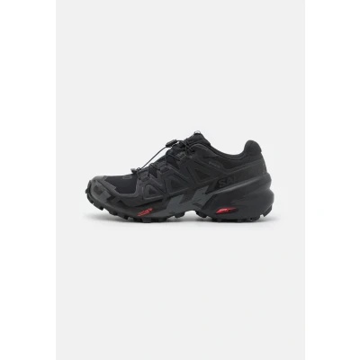 Afbeelding van Salomon Speedcross 6 GTX Trail hardloopschoenen, Heren, Maat: 40 2/3, Black/phantom Textiel/ synthetisch