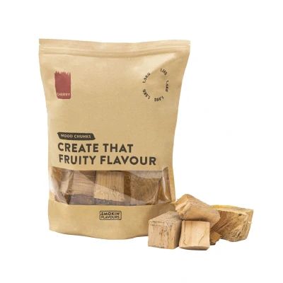 Afbeelding van Smokin&#039; Flavours Smokin’ rookchunks kers 1,5 kg