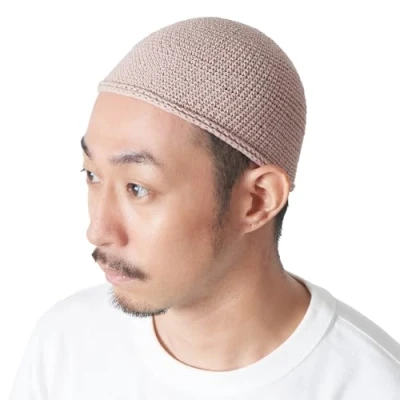 Afbeelding van CHARM Muts voor heren (1 stuk), Rozebeige