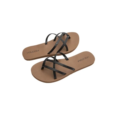 Afbeelding van Volcom NEW School II Teensandalen, Dames, Maat: 36, Black