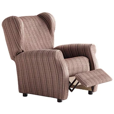 Afbeelding van Martina Home Stoelhoes, elastisch Relax 32x42x8 cm bruin