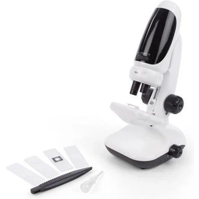 Afbeelding van Velleman Microscoop voor smartphone, 50 400x vergroting, instelbare focus, met reflecterende led, ideaal onderzoek van planten, mineralen, insecten en meer