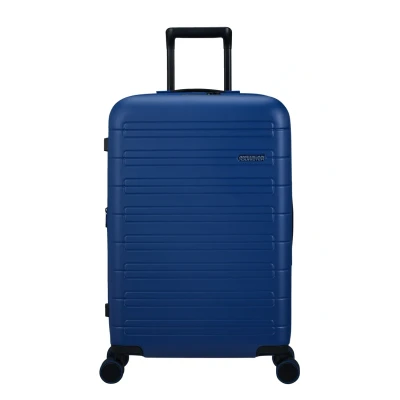 Afbeelding van American Tourister Novastream Spinner 77 Exp navy blue Harde Koffer