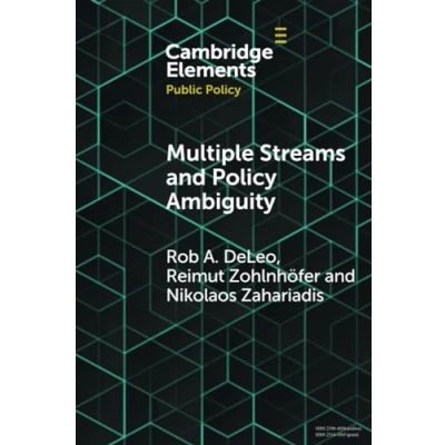 Afbeelding van Elements in Public Policy Multiple Streams and Ambiguity