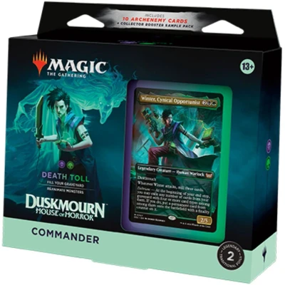 Afbeelding van Magic: The Gathering Duskmourn: House of Horror Commander Deck Death Toll UK