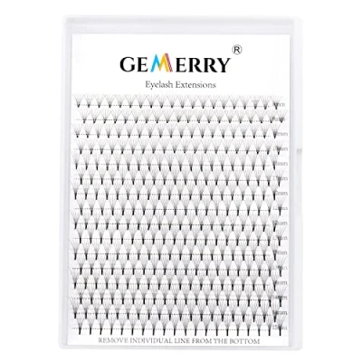 Afbeelding van GEMERRY Wimperboeket, 5D wimperextensions, volume, Russisch, zijde, 16 strepen, grote doos, 0,10 mm, C krul, 8 15 mix wimpers, kant en klaar, Lash Extensions van (5D 0,10C mm)