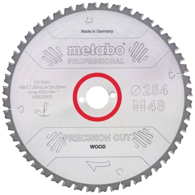 Afbeelding van Metabo 628227000 Cirkelzaagblad 305 mm Aantal tanden: 48 1 stuk(s)