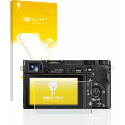 Afbeelding van upscreen Screenprotector voor Sony Alpha 5000 / 6000 6400 Folie Beschermfolie anti glare matte