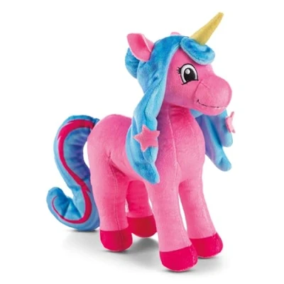 Afbeelding van pluche dier Lissy Pony Roxy Eenhoorn, 17 cm, roze, knuffeldier, schattige knuffel, om te spelen, voor kinderen en volwassenen, een geweldig cadeau idee
