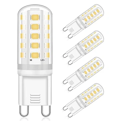 Afbeelding van Eco.Luma Ledlampen, G9, 5 W, komt overeen met 40 natuurlijk wit, 4000 K, AC220 240 V, G9 ledlamp, niet dimbaar, geen flikkeren, stralingshoek 360 graden, 4 stuks
