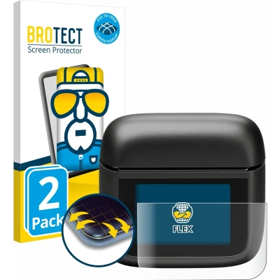 Afbeelding van BROTECT Screenprotector voor JBL Tour Pro 3 Folie Beschermfolie transparant volledig dekking (2 Stuks)