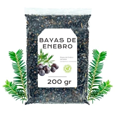 Afbeelding van Genievre bessen, 200 g, hele jeneverbessen, losse infusies, natuurlijke eigenschappen (200 g)