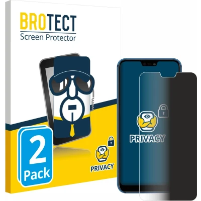 Afbeelding van BROTECT privacy screenprotector voor Huawei P20 lite 2018 Folie Beschermfolie Blauwlichtfilter (2 Stuks)