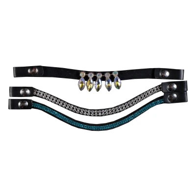 Image de HKM Frontal Hobby Horsing Jeu de 3 Bleu/Argent St