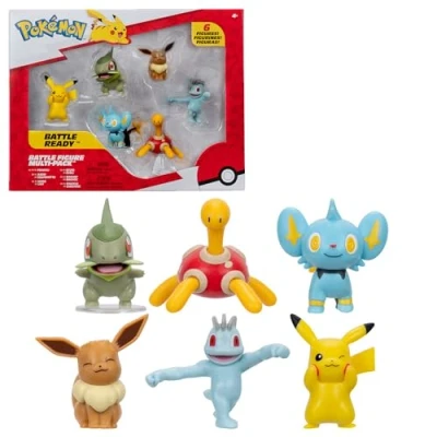 Afbeelding van Pak 6 Pokémon figuren BANDAI JW3614 5 cm Battles