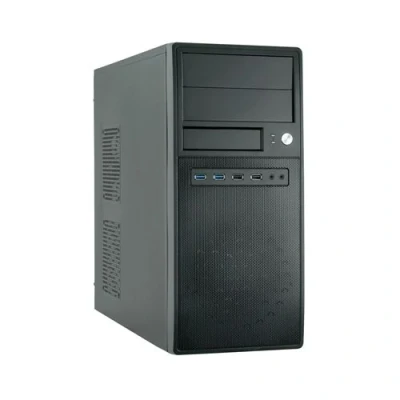 Afbeelding van Chieftec CG 04B OP Midi tower PC behuizing Zwart