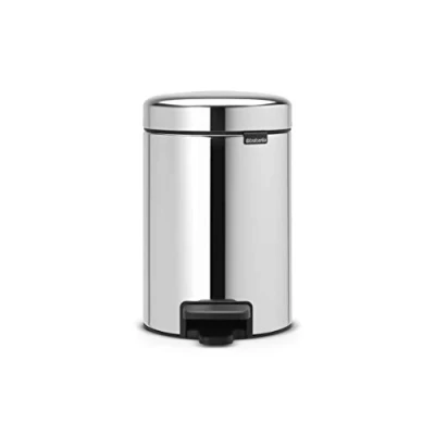 Image de Poubelle à pédale 3l brilliant steel Brabantia 113147