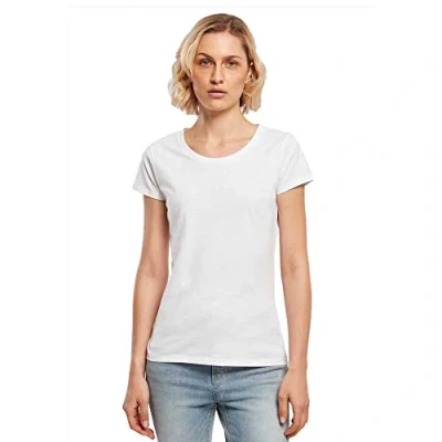 Afbeelding van Damesshirt &#039;Basic Tee&#039; met ronde hals White L