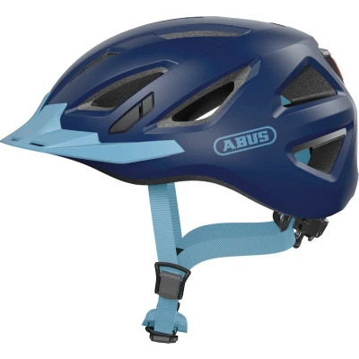 Afbeelding van Abus Urban I 3.0 Fietshelm Verstelbaar met LED achterlicht core blue