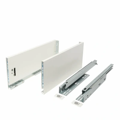 Afbeelding van Zelfbouwlade Strong Max Softclose, ladehoogte 185 mm Wit
