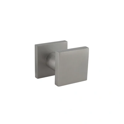 Afbeelding van Voordeurknop Vierkant 58 x mm Aluminium Per Stuk