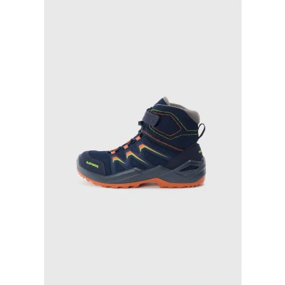 Afbeelding van LOWA 641781 Maddox Warm GTX MID JR marineblauw/oranje, 23 EU