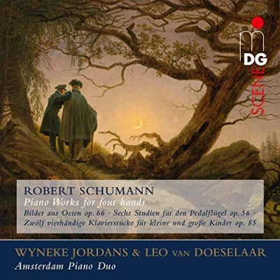 Afbeelding van Jordans &amp; Van Doeselaar Schumann: Piano Works 4 Hands (Super Audio CD)