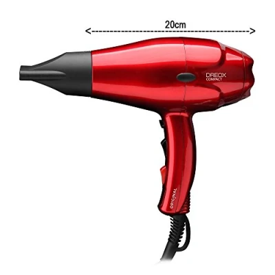 Afbeelding van DREOX Compact Föhn 2000W AC Metalic Rood