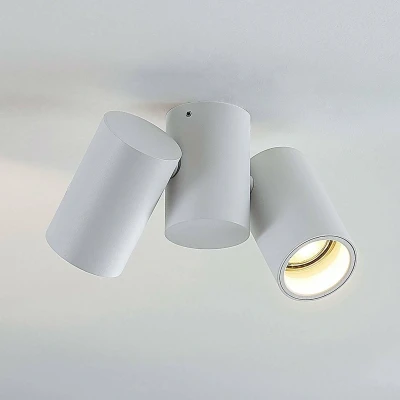 Afbeelding van Arcchio plafondlamp 2lichts aluminium, metaal H: 11.5 cm GU10 wit