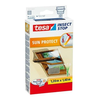 Image de Tesa moustiquaire avec protection solaire pour fenêtre à