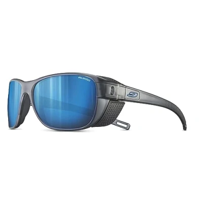 Image de Julbo Camino Lunettes de Soleil Mixte, Noir Translucide Mat/Noir, L