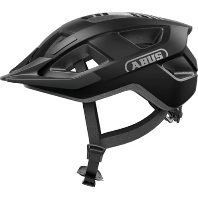 Afbeelding van ABUS Aduro 3.0 LED fietshelm sportieve stadshelm in elegant design Voor dagelijkse en wandelingen Met achterlicht dames heren Maat S, zwart