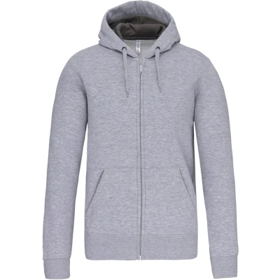 Afbeelding van Kariban Hooded sweater met rits K444 Oxford Grey