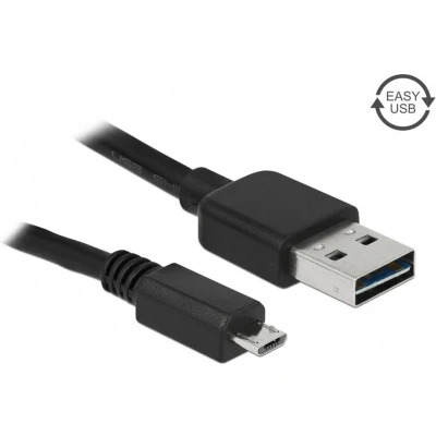 Afbeelding van Micro USB naar Easy A kabel USB2.0 tot 2A / zwart 0,50 meter