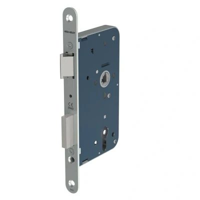 Afbeelding van Assa Abloy Deurslot afgerond 24 x 235 mm Staal gelakt 2420 doornmaat 60 PC 72
