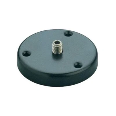 Image de Accessoires sonorisation K&amp;M 22140 300 55 PIED de TABLE NOIR SUPPORT POUR MICROPHONE pieds micros