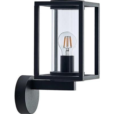 Afbeelding van Lucande buitenwandlamp Ferda, vrijstaand, grafietgrijs, E27