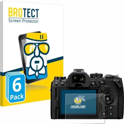Afbeelding van BROTECT Screenprotector voor Olympus OM System 1 Mark II Folie Beschermfolie Beschermglas transparant (6 Stuks)