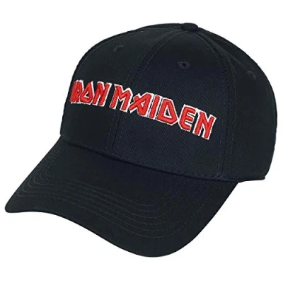 Afbeelding van Iron Maiden Logo Baseball pet Zwart