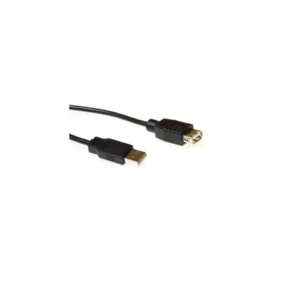 Afbeelding van ACT SB2230 USB A Male 2.0/USB Female Zwart 3 meter